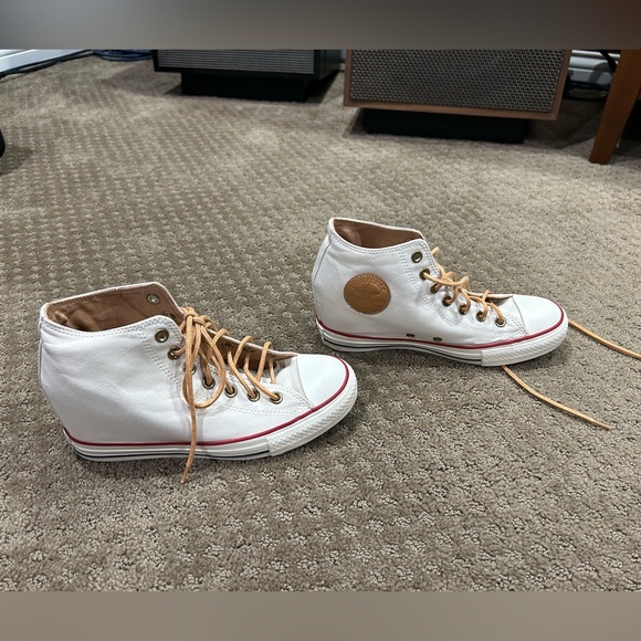 Converse All Star Wedge Platform 9.5 - Picture 3 of 10